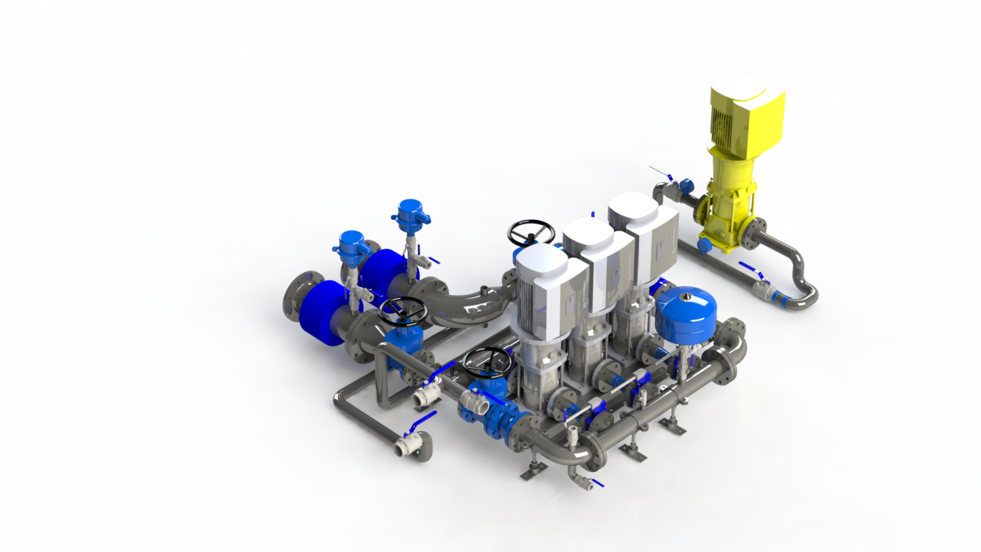 Druckerhoehungsanlagen und Kompaktstationen