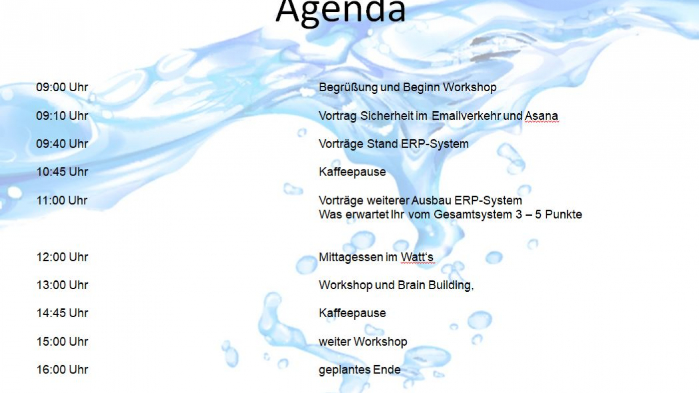 Agenda